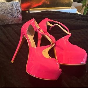 Pink heels size 12